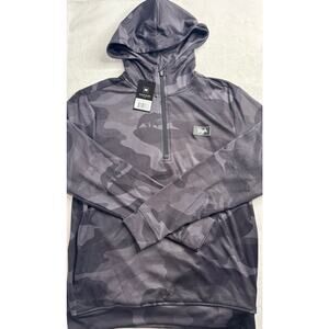 Waggle Men’s Medium Black Bear Camo Hooded Sweatshirt NWTs